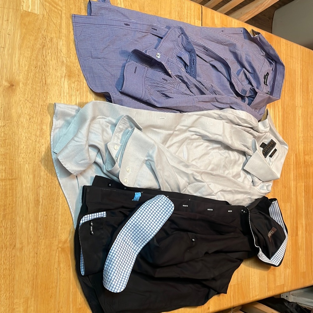 Men’s dress/casual long sleeve shirts